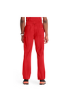 Cherokee Men's Infinity Fly Front Pant - Red