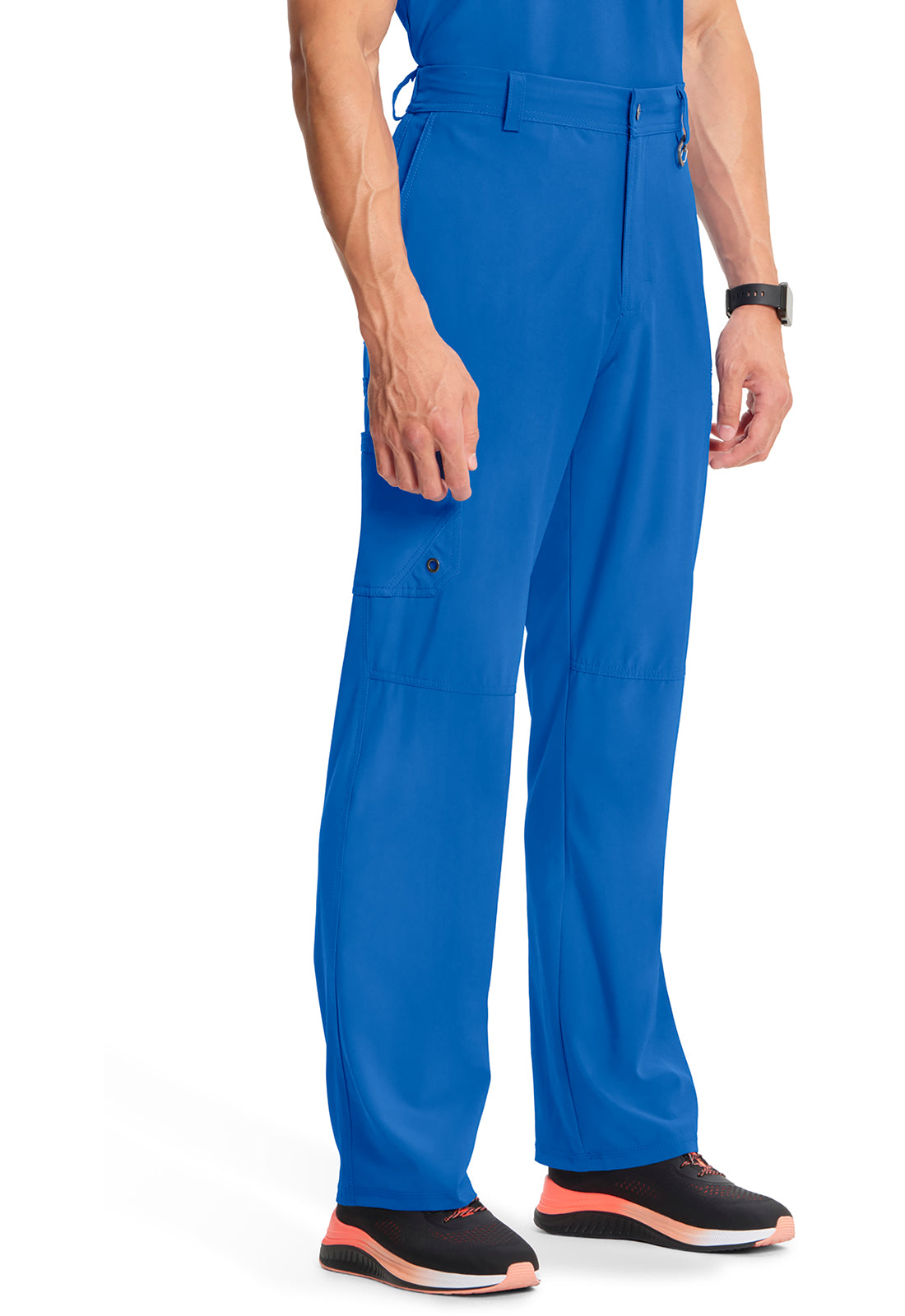 Cherokee Men's Infinity Fly Front Pant - Royal