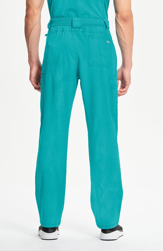 Cherokee Men's Infinity Fly Front Pant - Teal