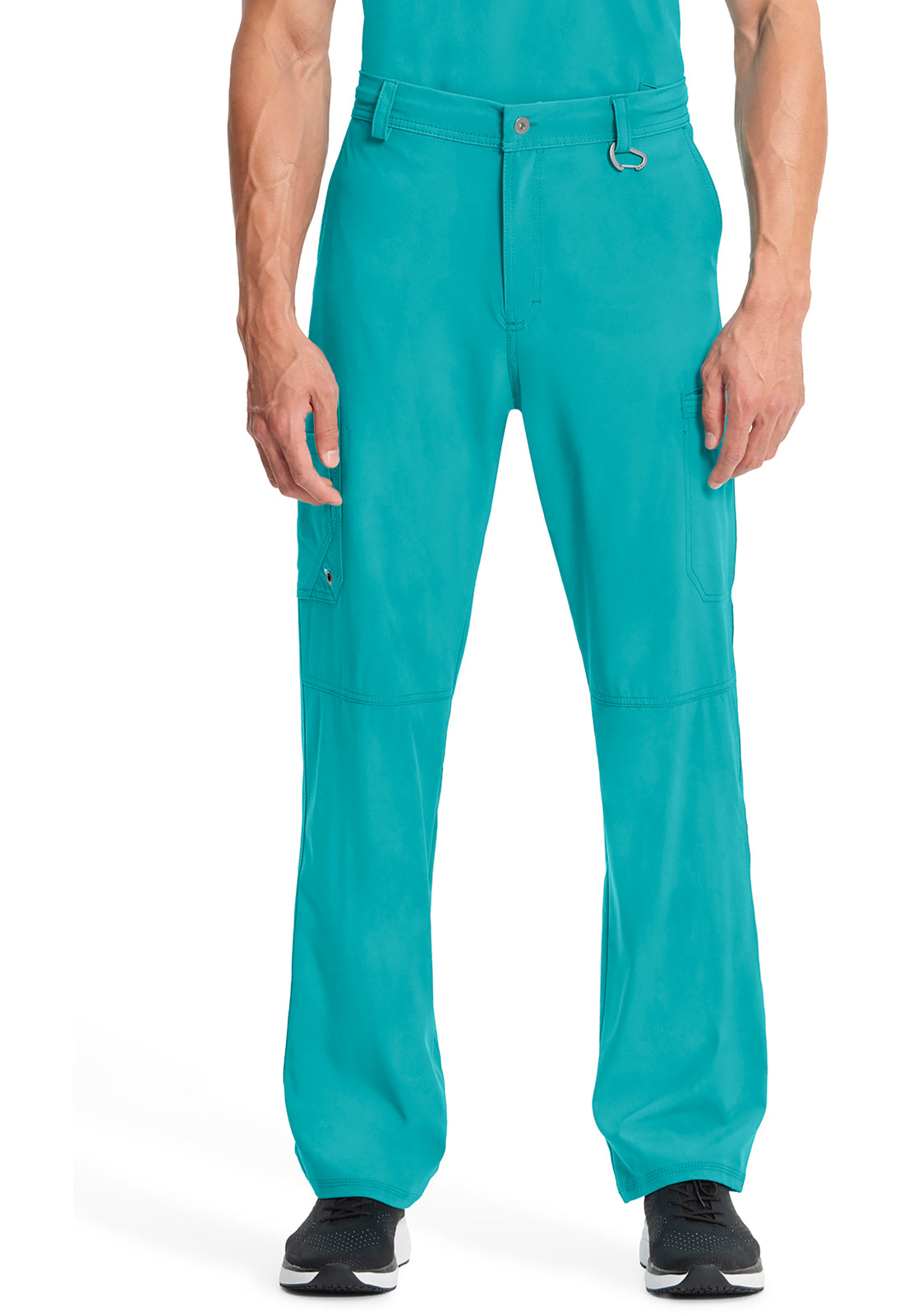 Cherokee Men's Infinity Fly Front Pant - Teal