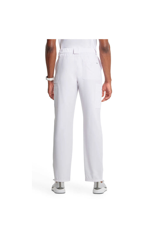 Cherokee Men's Infinity Fly Front Pant - White