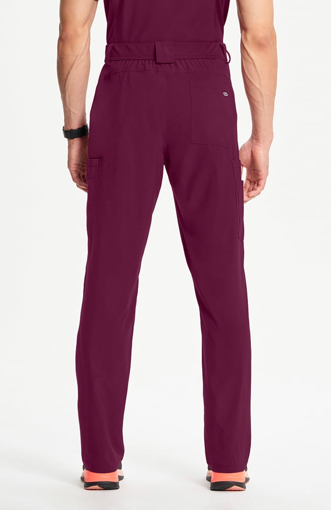 Cherokee Men's Infinity Fly Front Pant - Wine