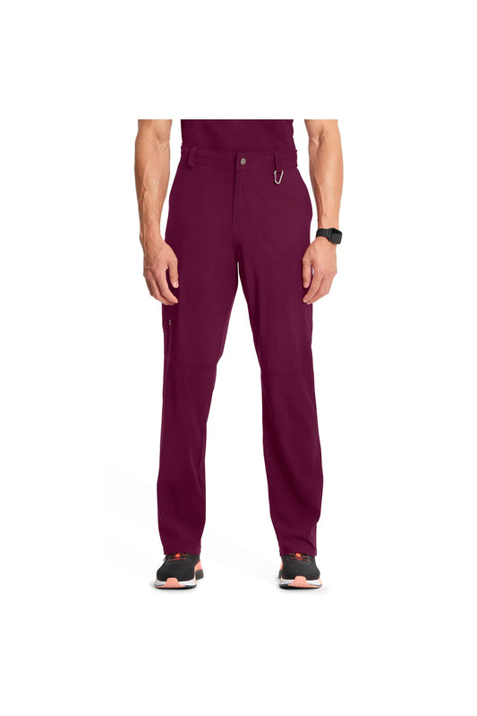 Cherokee Men's Infinity Fly Front Pant - Wine