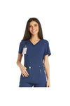 Cherokee Women's iFlex V-Neck Panel Top - Navy