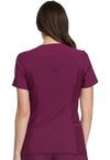 Cherokee Women's iFlex V-Neck Panel Top - White