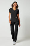 Cherokee Women's iFlex V-Neck Panel Top