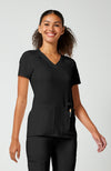 Cherokee Women's iFlex V-Neck Panel Top