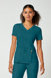 Cherokee Women's iFlex V-Neck Panel Top