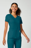 Cherokee Women's iFlex V-Neck Panel Top