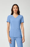 Cherokee Women's iFlex V-Neck Panel Top
