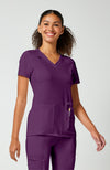 Cherokee Women's iFlex V-Neck Panel Top