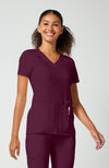 Cherokee Women's iFlex V-Neck Panel Top