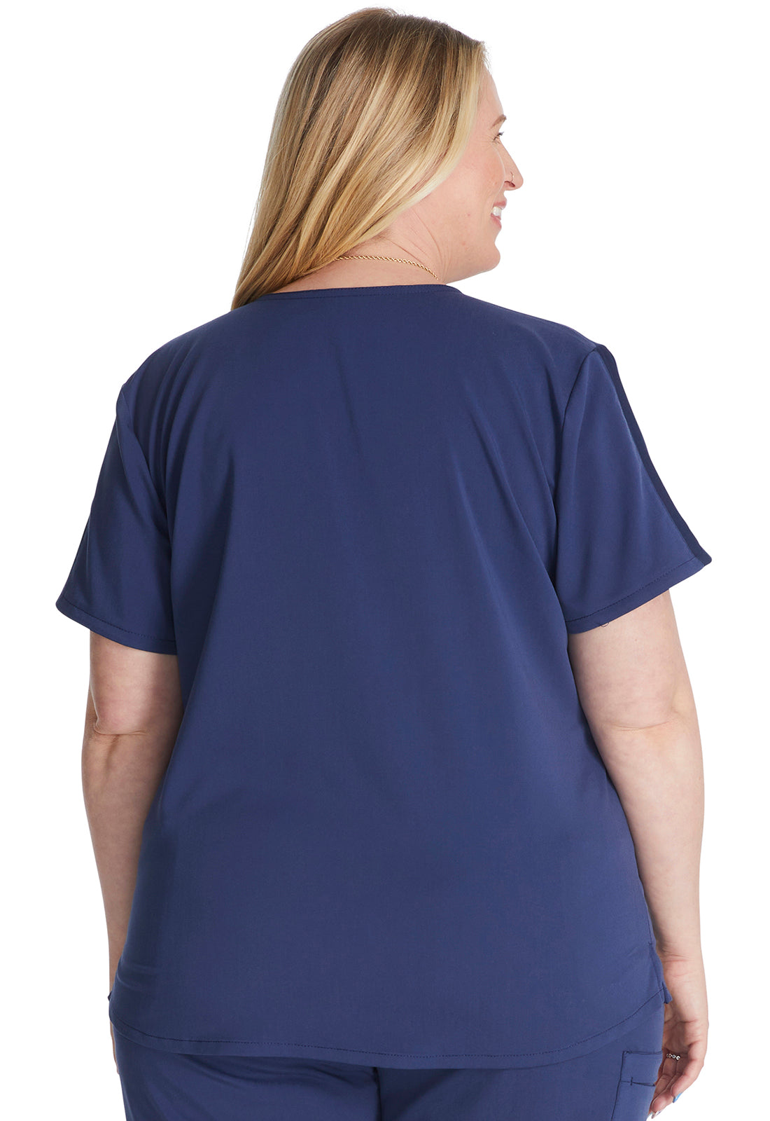 Women's Cherokee Atmos V-Neck Top - Navy