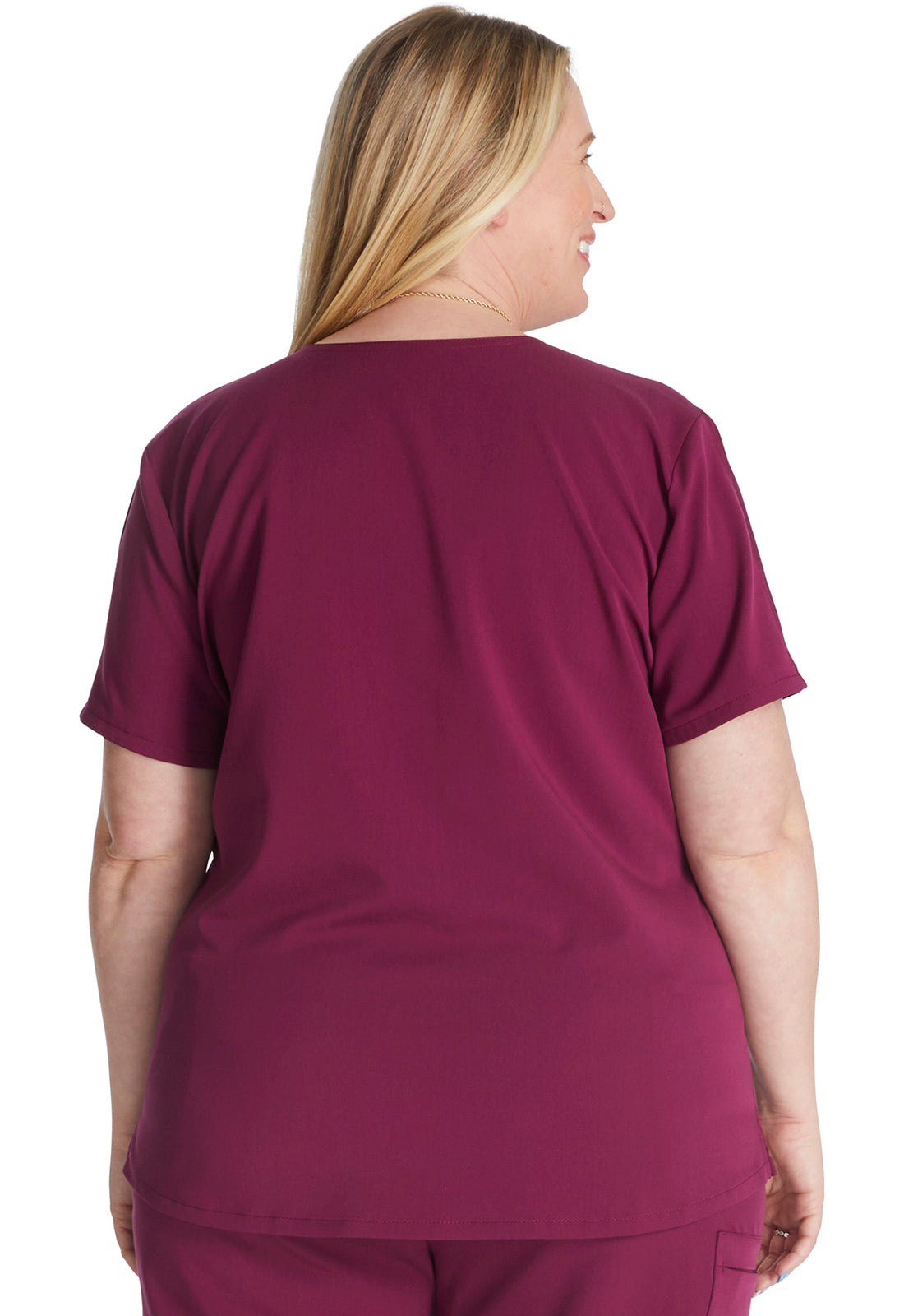 Women's Cherokee Atmos V-Neck Top - Wine