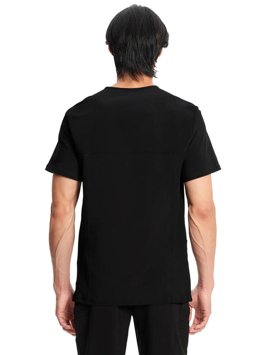 Men's Infinity V-Neck Top - Black