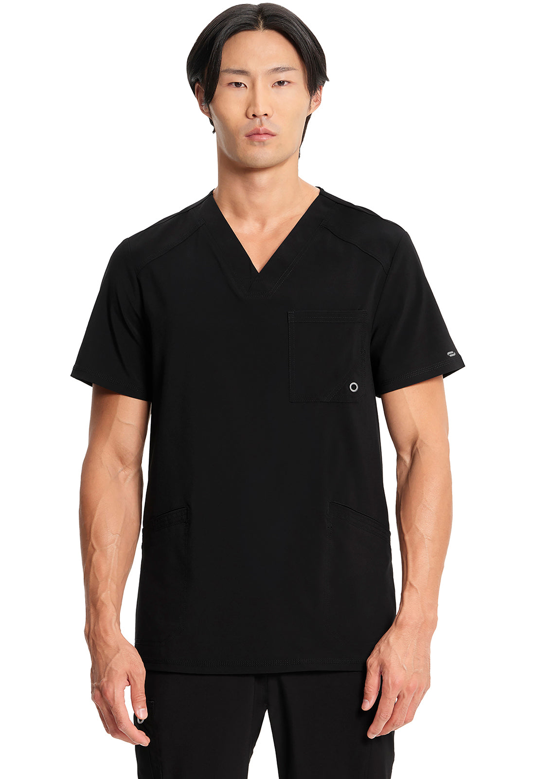 Men's Infinity V-Neck Top - Black