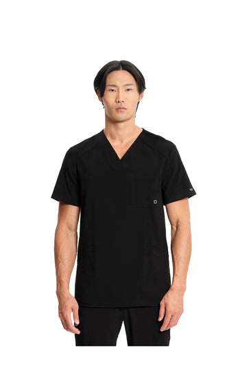 Men's Infinity V-Neck Top - Black