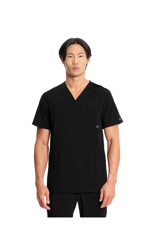Men's Infinity V-Neck Top - Black