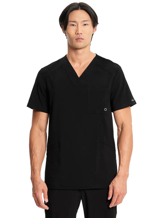 Men's Infinity V-Neck Top - Black