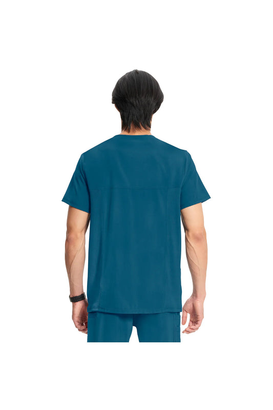Men's Infinity V-Neck Top - Caribbean Blue