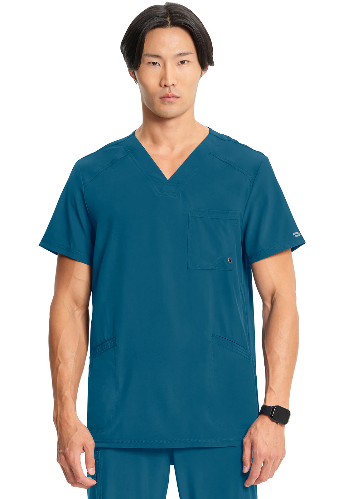 Men's Infinity V-Neck Top - Caribbean Blue