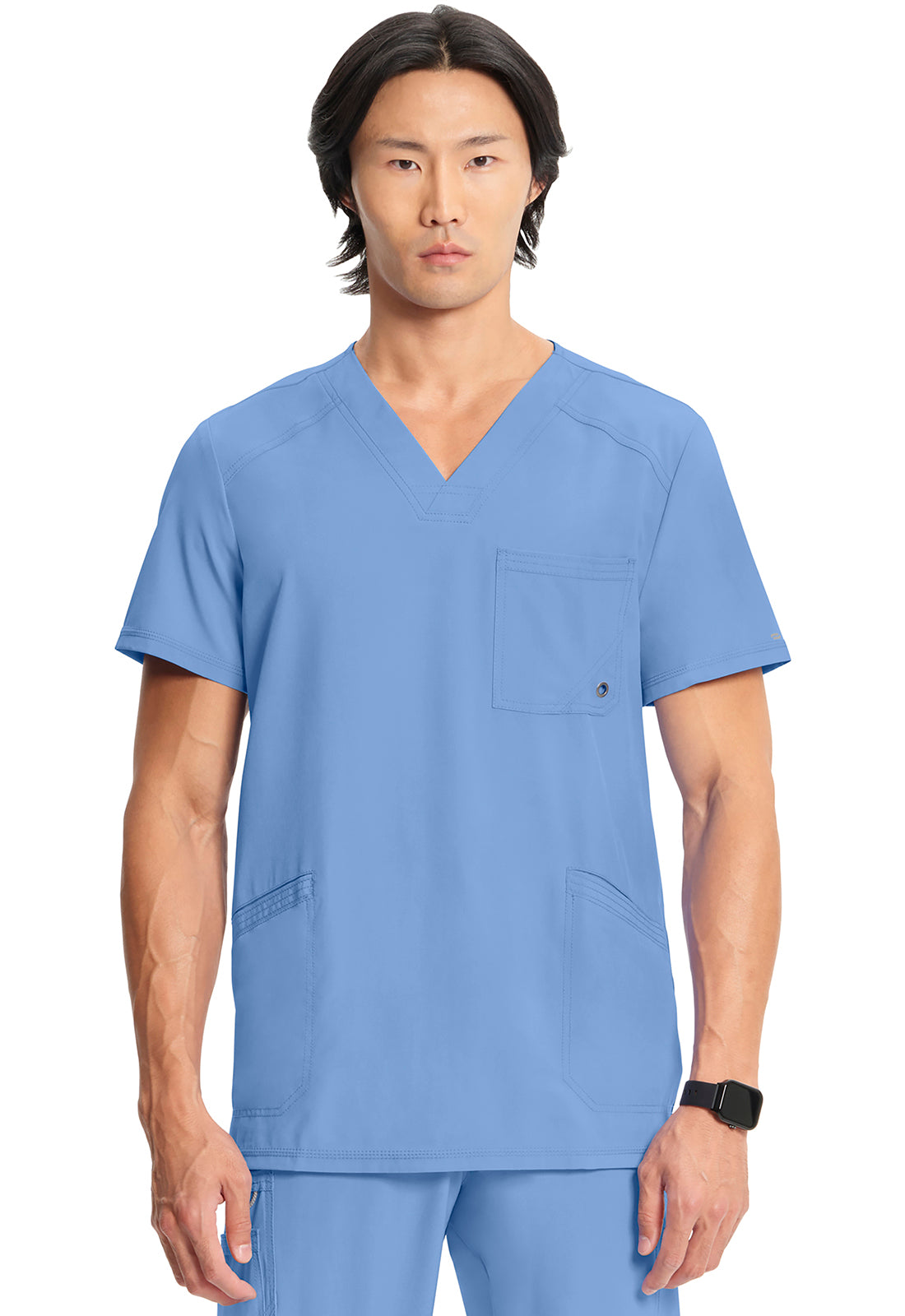 Men's Infinity V-Neck Top - Ciel Blue