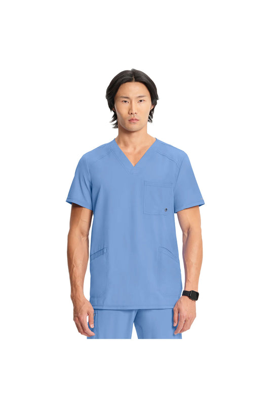 Men's Infinity V-Neck Top - Ciel Blue