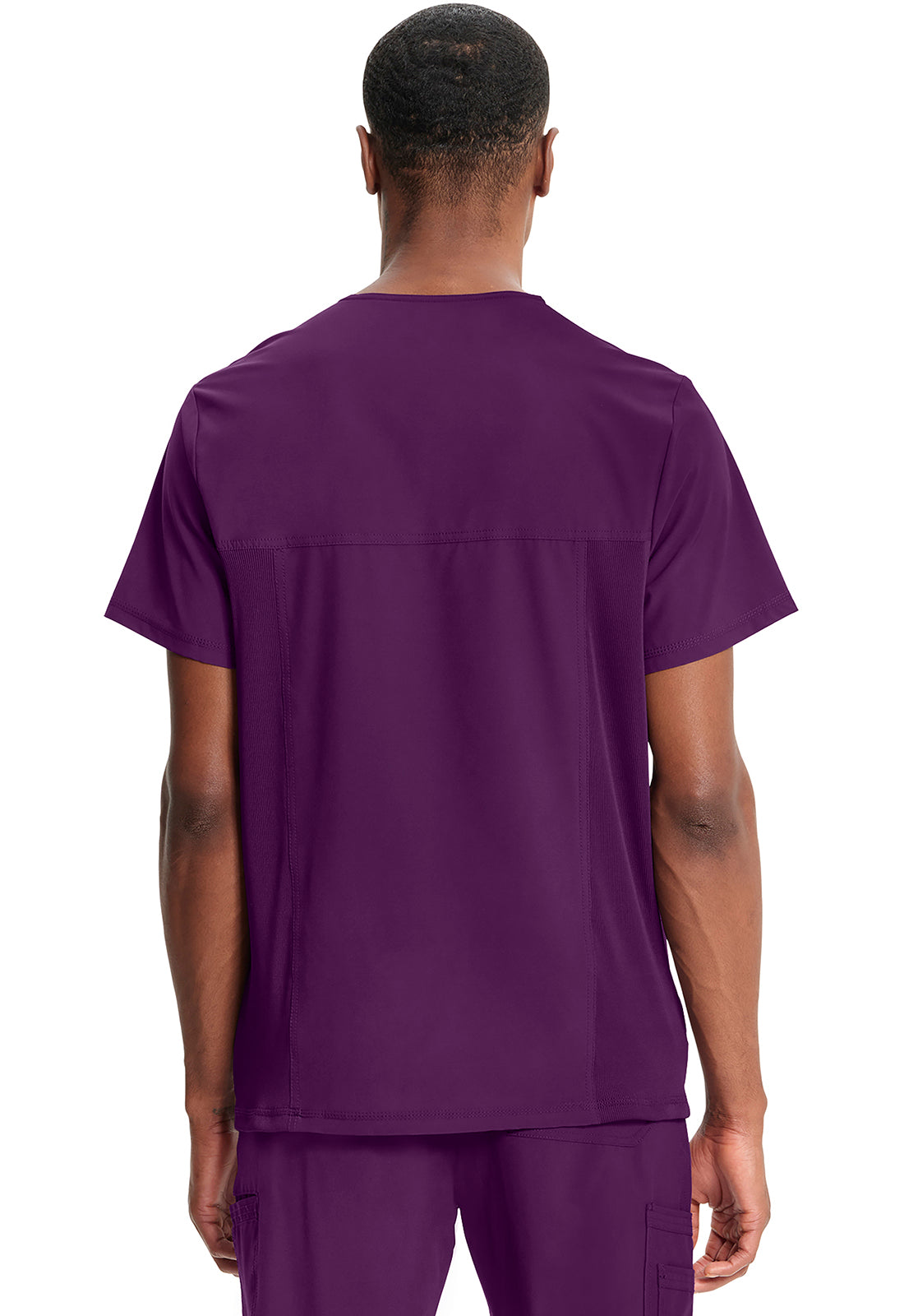 Men's Infinity V-Neck Top - Eggplant