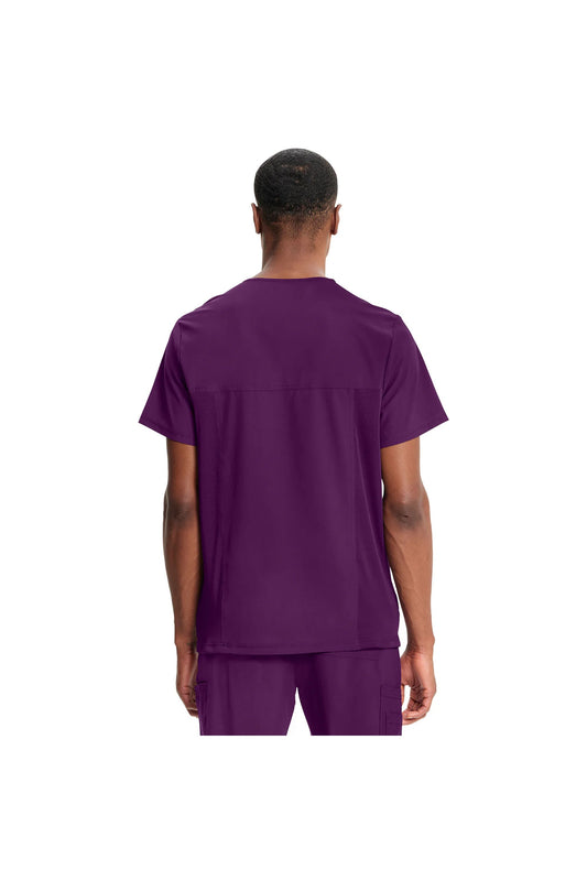 Men's Infinity V-Neck Top - Eggplant