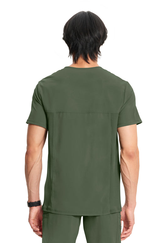 Men's Infinity V-Neck Top - Olive