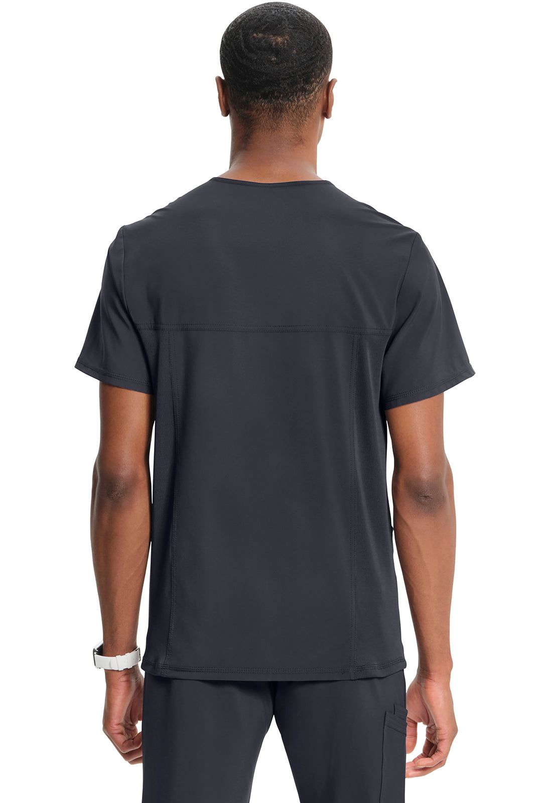 Men's Infinity V-Neck Top - Pewter