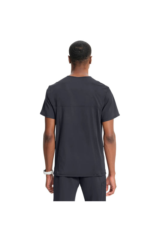 Men's Infinity V-Neck Top - Pewter