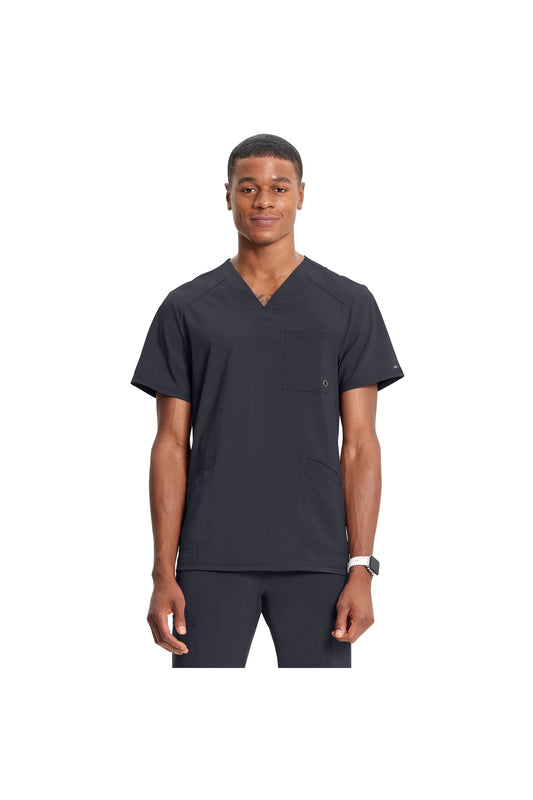 Men's Infinity V-Neck Top - Pewter