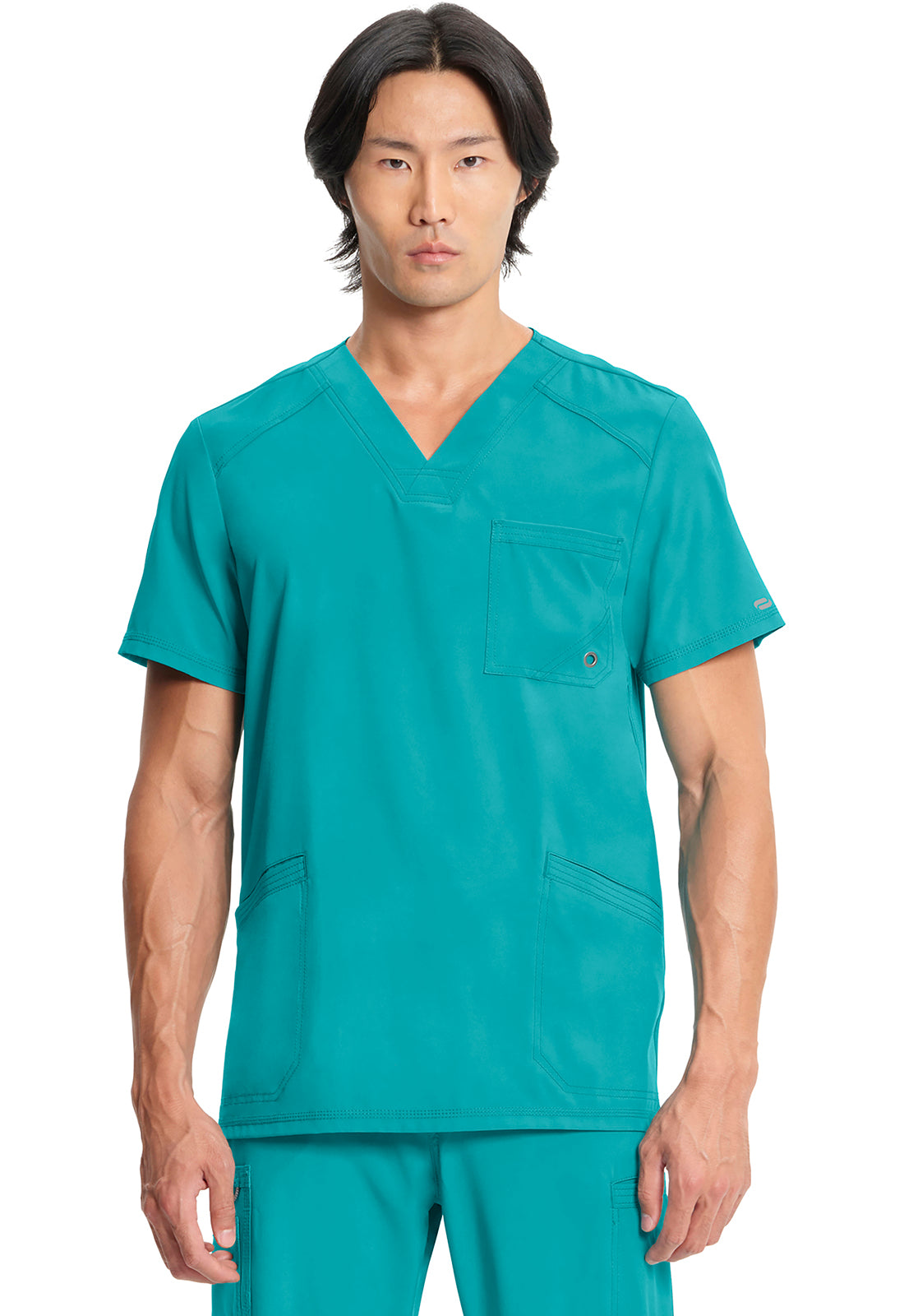 Men's Infinity V-Neck Top - Teal