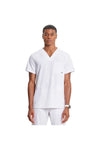 Men's Infinity V-Neck Top - White