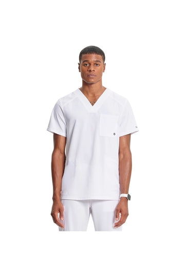 Men's Infinity V-Neck Top - White