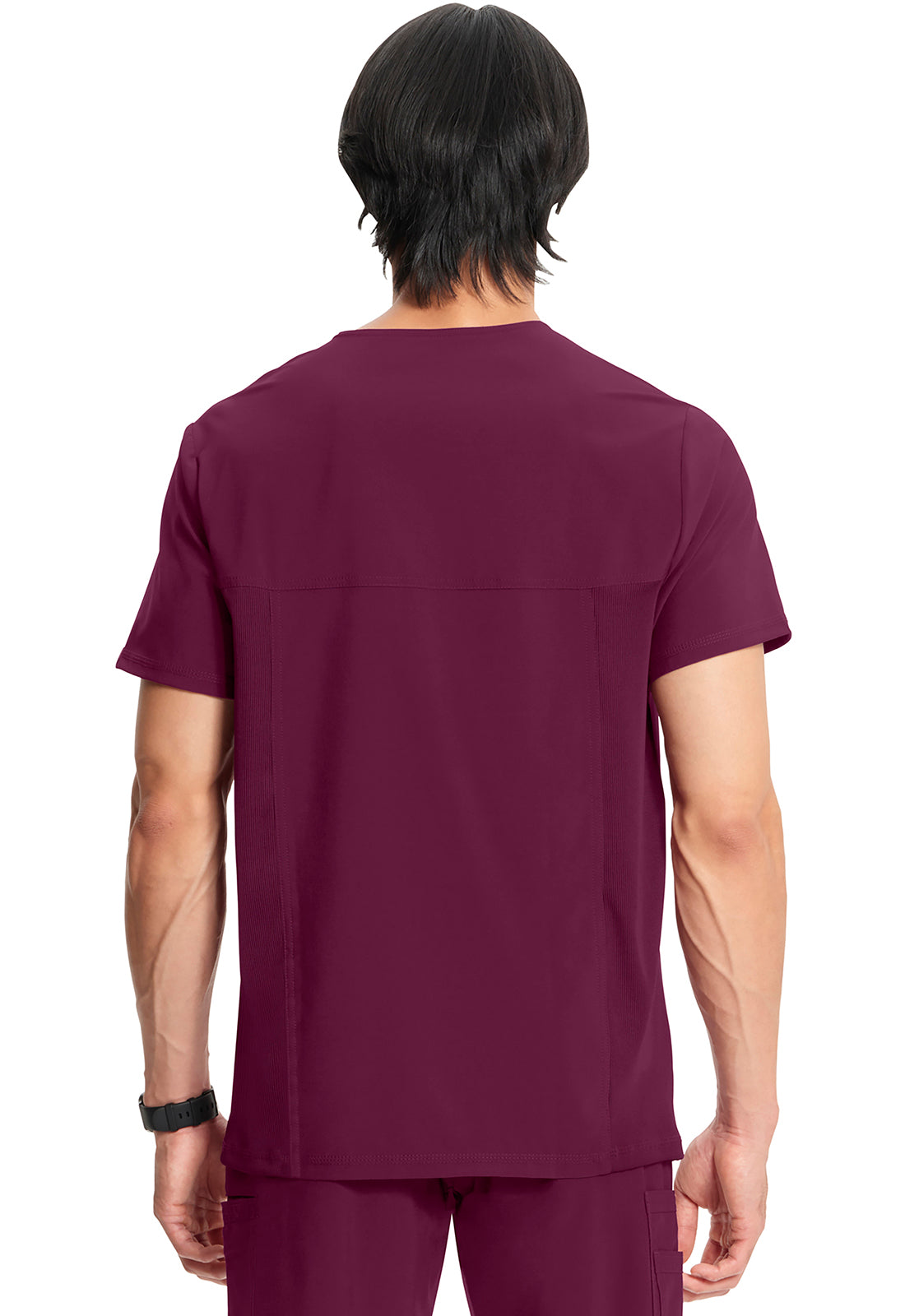 Men's Infinity V-Neck Top - Wine