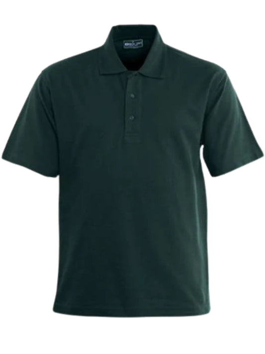 Plain Cotton Backed Short Sleeve Polo