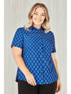 Womens Florence Daisy Print Short Sleeve Shirt