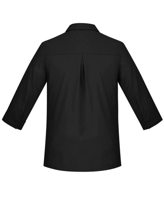 Womens Florence 3/4 Sleeve Shirt - Black