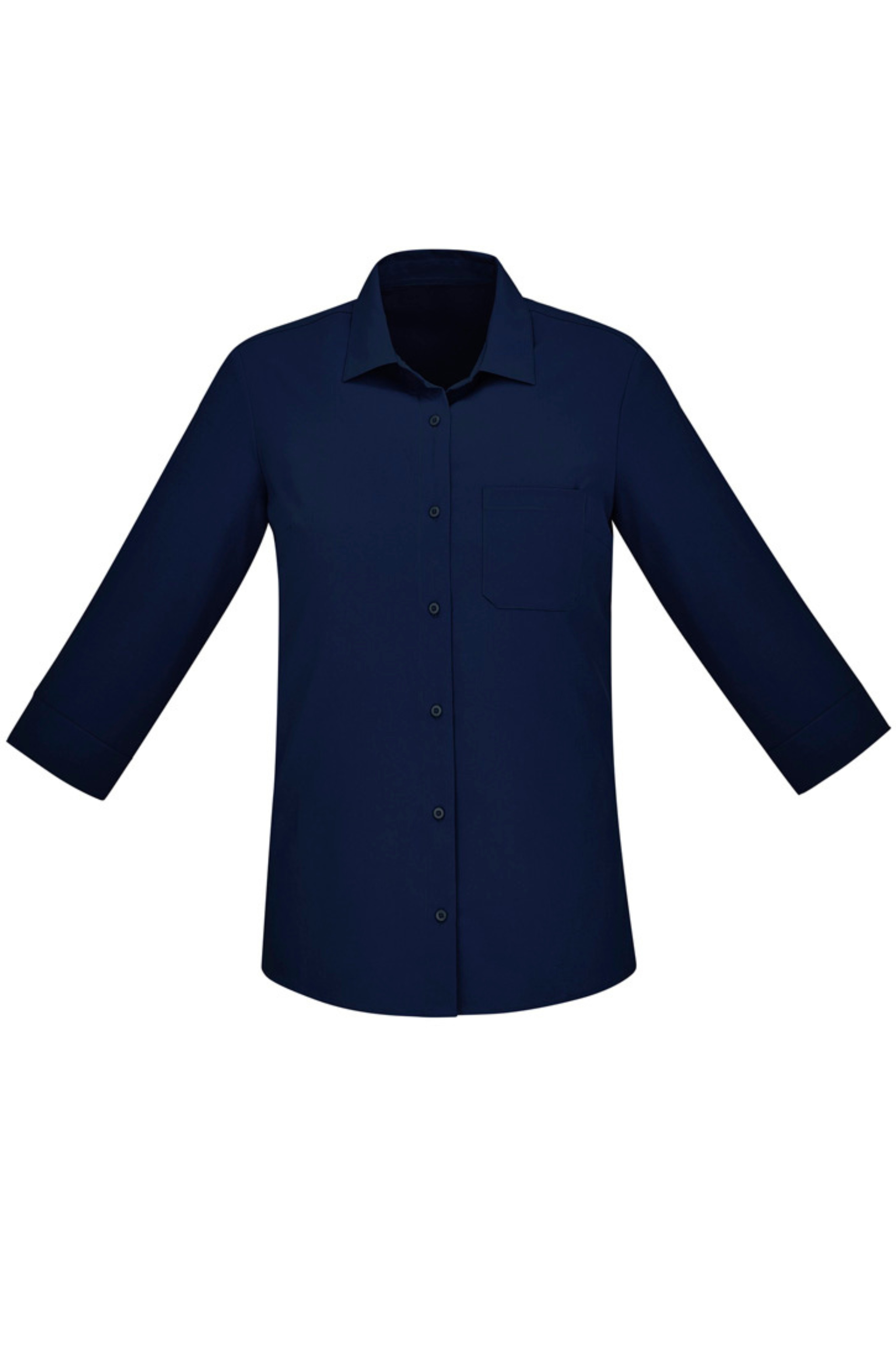 Womens Florence 3/4 Sleeve Shirt - Navy