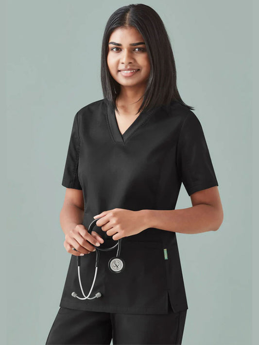 Womens Riley V-Neck Scrub Top