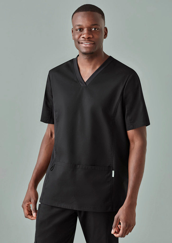 Mens Riley V-Neck Scrub Top