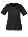 Parks Womens Zip Front Crossover Scrub Top