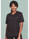 Parks Womens Zip Front Crossover Scrub Top