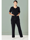 Womens Avery Tailored Fit Round Neck Scrub Top