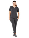 Womens Avery Tailored Fit Round Neck Scrub Top