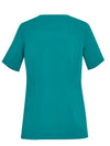 Womens Avery Tailored Fit Round Neck Scrub Top