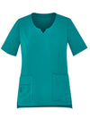 Womens Avery Tailored Fit Round Neck Scrub Top