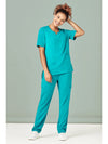 Womens Avery Tailored Fit Round Neck Scrub Top